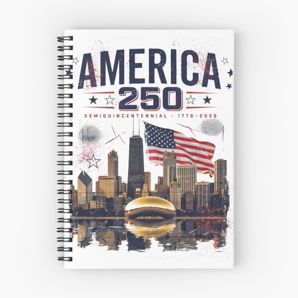 Item preview, America 250 Chicago Windy City T-Shirt | Patriotic Skyline 1776-2026 Semiquincentennial Tee v2 designed and sold by DarylWelsh2024.