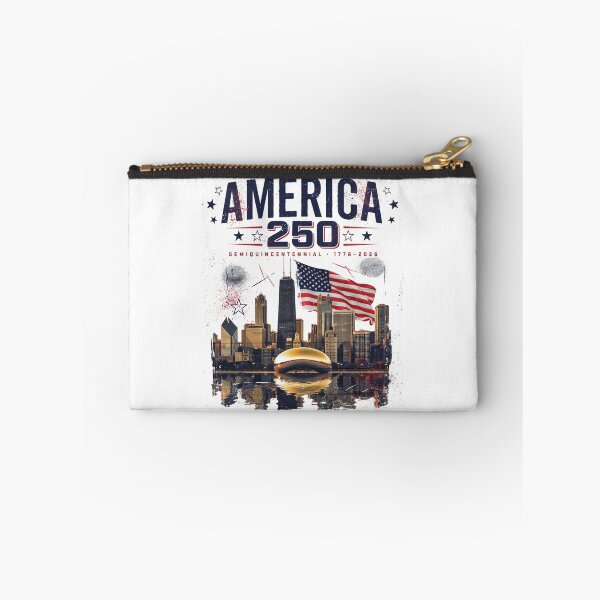 Item preview, America 250 Chicago Windy City T-Shirt | Patriotic Skyline 1776-2026 Semiquincentennial Tee v2 designed and sold by DarylWelsh2024.