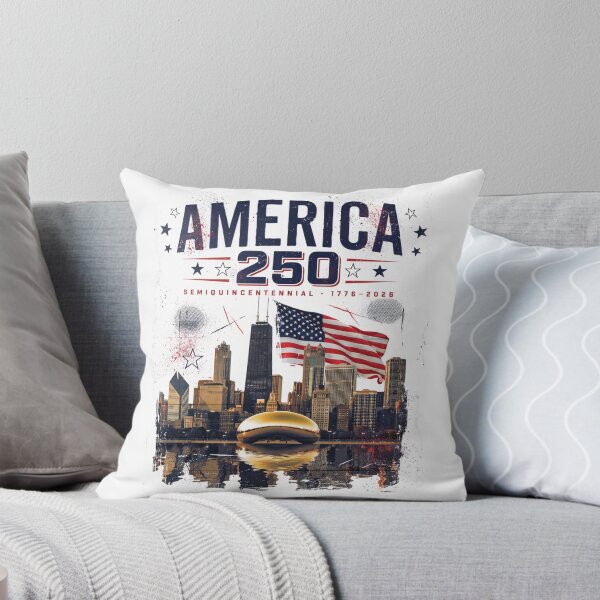 Item preview, America 250 Chicago Windy City T-Shirt | Patriotic Skyline 1776-2026 Semiquincentennial Tee v2 designed and sold by DarylWelsh2024.