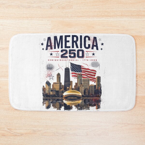 Item preview, America 250 Chicago Windy City T-Shirt | Patriotic Skyline 1776-2026 Semiquincentennial Tee v2 designed and sold by DarylWelsh2024.