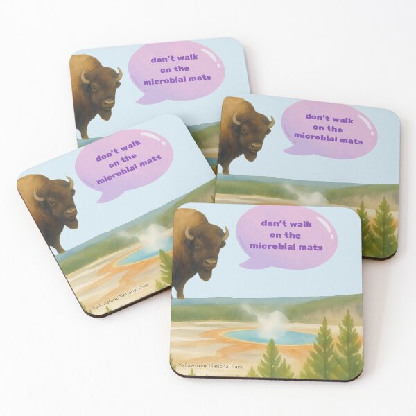 Item preview, Don't Walk on the Microbial Mats designed and sold by WildernessWorks.