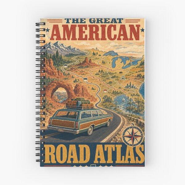 Item preview, The Great American Road Atlas designed and sold by alexrow.