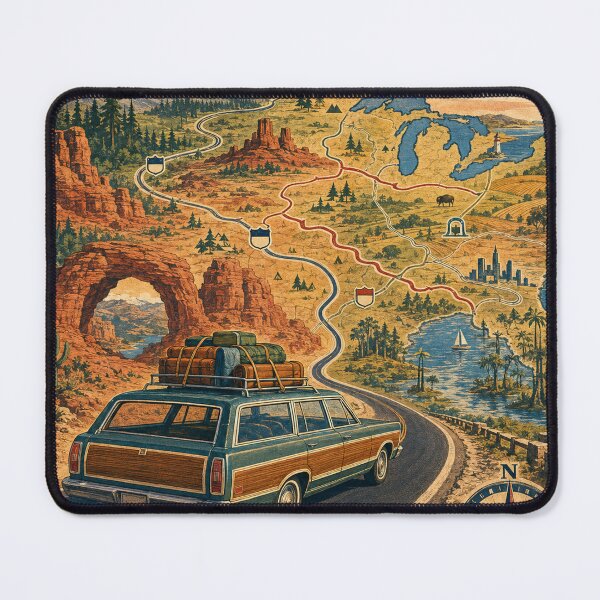 Item preview, The Great American Road Atlas designed and sold by alexrow.