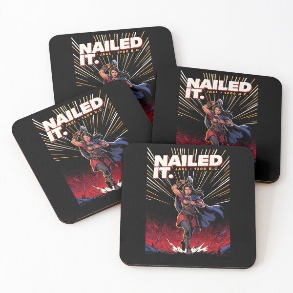 Item preview, Nailed It Jael 1200 BC Clever Biblical Joke for Ancient Feminist Fans designed and sold by Redgiant87x.