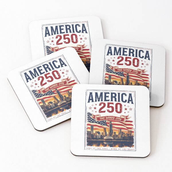 Item preview, America 250 Chicago Windy City T-Shirt | Patriotic Skyline 1776-2026 Semiquincentennial Tee v3 designed and sold by DarylWelsh2024.