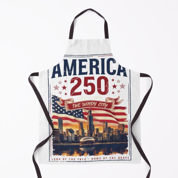 Item preview, America 250 Chicago Windy City T-Shirt | Patriotic Skyline 1776-2026 Semiquincentennial Tee v3 designed and sold by DarylWelsh2024.