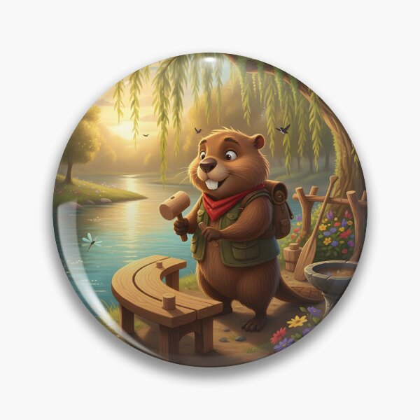 Item preview, Happy Beaver Adventures – Building the Riverside Rest designed and sold by Clothes With Smiling Animals Walt Gral.