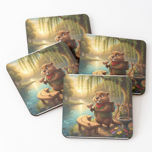 Item preview, Happy Beaver Adventures – Building the Riverside Rest designed and sold by Clothes With Smiling Animals Walt Gral.