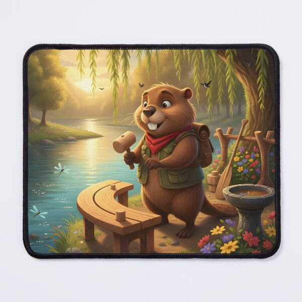 Item preview, Happy Beaver Adventures – Building the Riverside Rest designed and sold by Clothes With Smiling Animals Walt Gral.