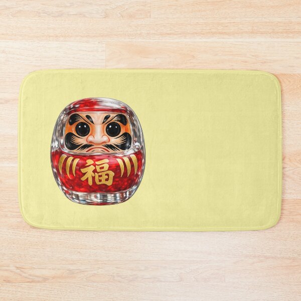Item preview, Japanese Daruma Glass Good Luck Charm Art designed and sold by SakuraMarket26.