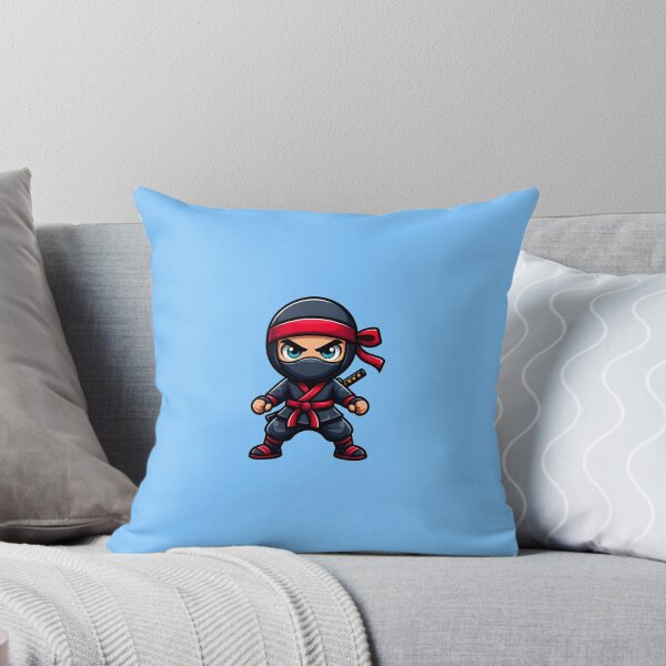 Item preview, Cute Chibi Ninja Warrior Kids Apparel & Bedroom Decor designed and sold by Velouria Universe.