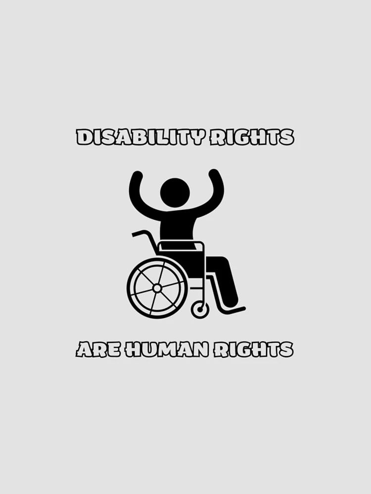 Thumbnail 4 of 4, iPhone Case, Disability Rights Are Human Rights designed and sold by AceEye.