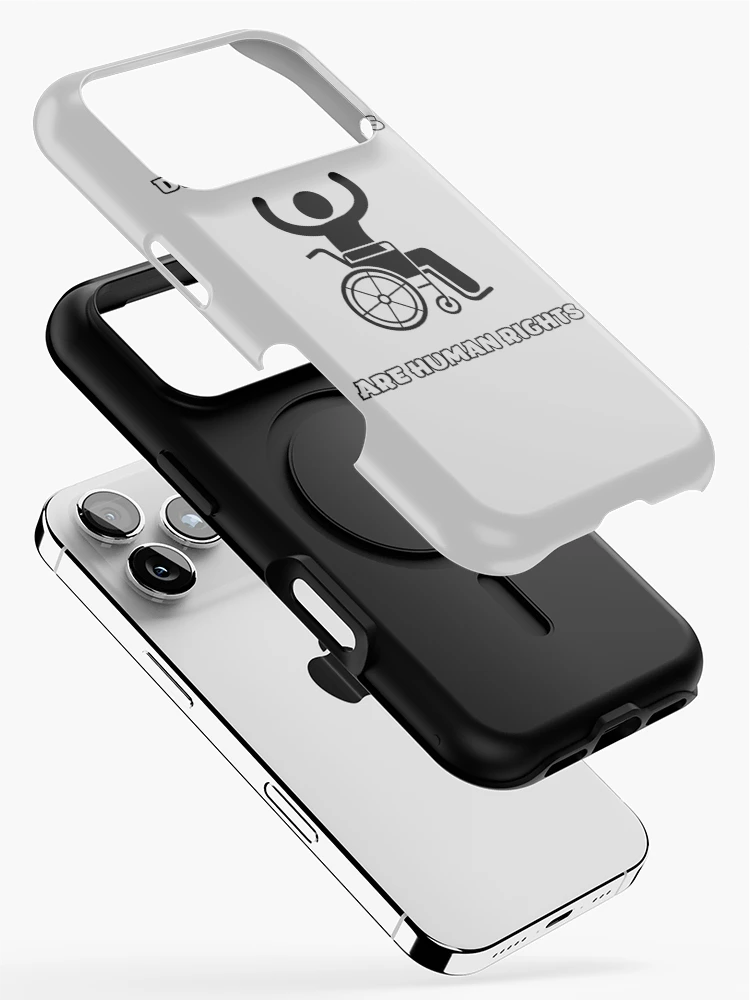 Thumbnail 2 of 4, iPhone Case, Disability Rights Are Human Rights designed and sold by AceEye.