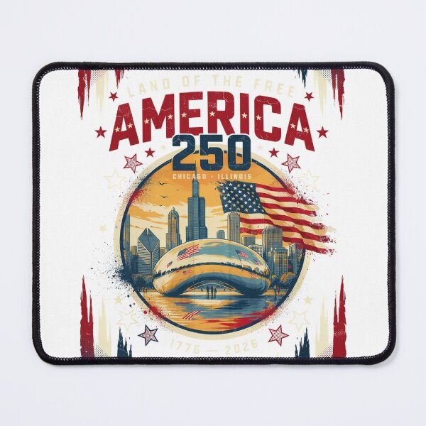 Item preview, America 250 Chicago Windy City T-Shirt | Patriotic Skyline 1776-2026 Semiquincentennial Tee v4 designed and sold by DarylWelsh2024.
