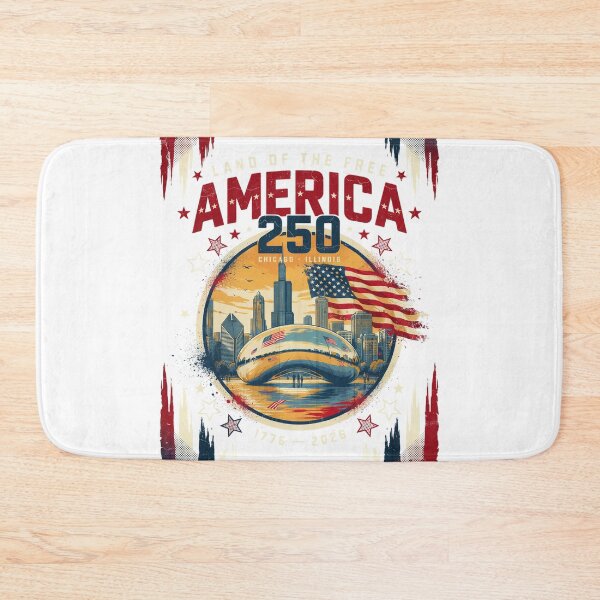 Item preview, America 250 Chicago Windy City T-Shirt | Patriotic Skyline 1776-2026 Semiquincentennial Tee v4 designed and sold by DarylWelsh2024.