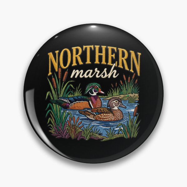 Item preview, Northern Marsh Wood Ducks Wildlife Nature   designed and sold by TeeARTHY.