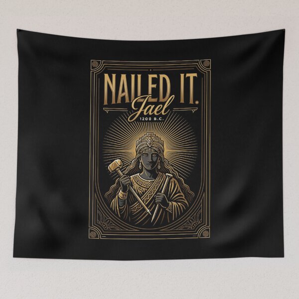 Item preview, Nailed It Jael 1200 BC Ancient Feminist Inspired Biblical designed and sold by Redgiant87x.