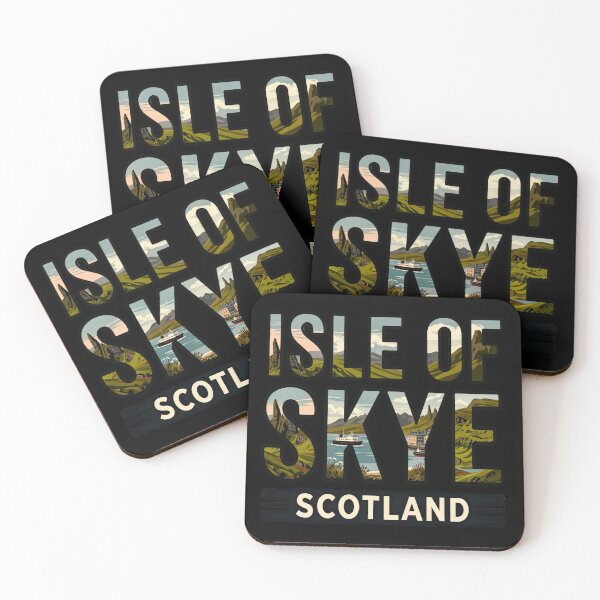 Item preview, Isle of Skye Scotland Travel Art | Highland Landscape Design designed and sold by Loom on the Loch.