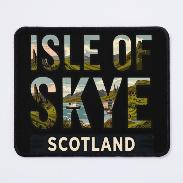 Item preview, Isle of Skye Scotland Travel Art | Highland Landscape Design designed and sold by Loom on the Loch.