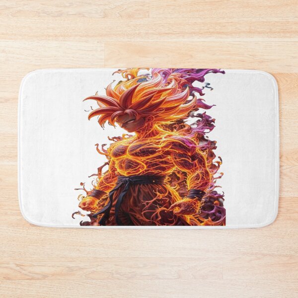 Item preview, Flame Aura Anime Warrior – Neon Fire Power designed and sold by RAYBIL.