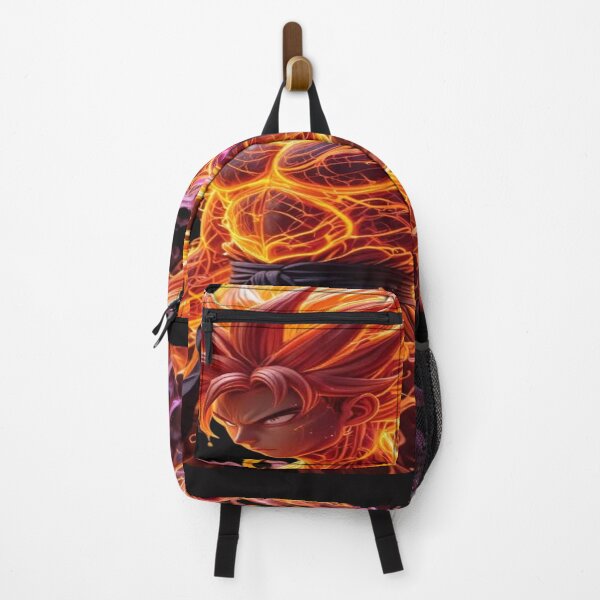 Item preview, Flame Aura Anime Warrior – Neon Fire Power designed and sold by RAYBIL.
