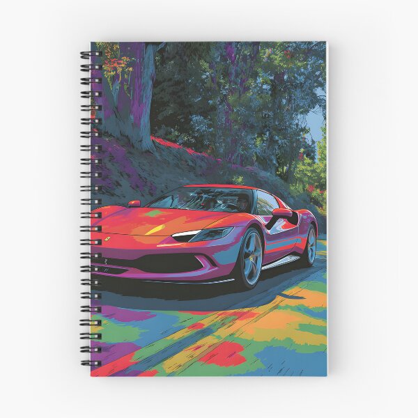Item preview, Ferrari 296 GTB Performance Supercar Pop Art Artwork designed and sold by AutoPopStudio.