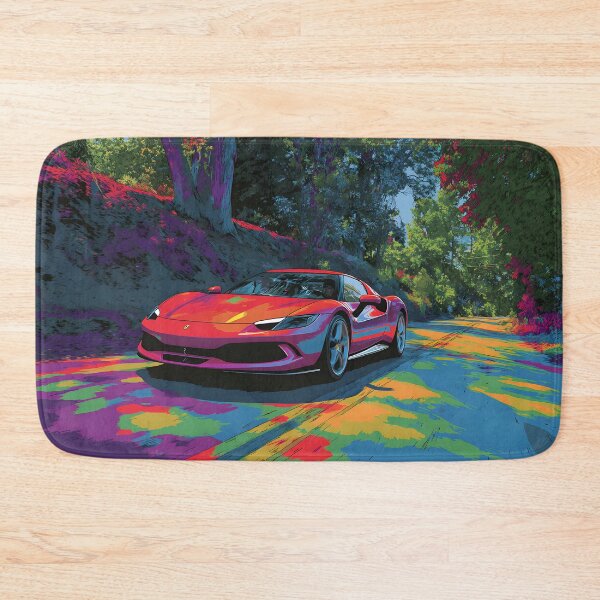 Item preview, Ferrari 296 GTB Performance Supercar Pop Art Artwork designed and sold by AutoPopStudio.