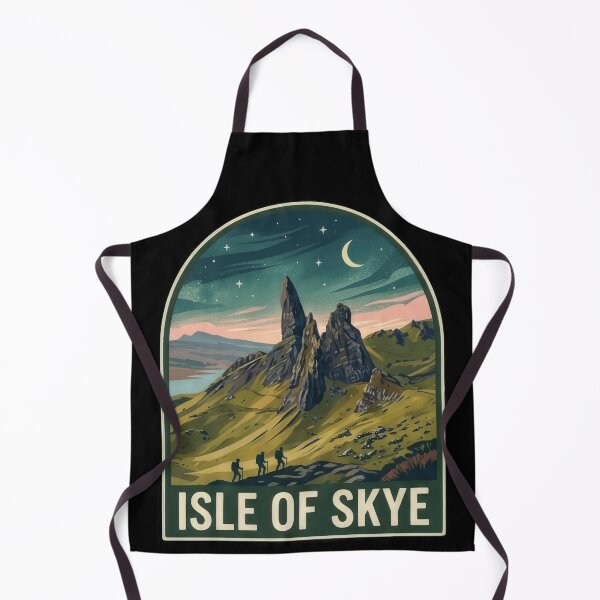 Item preview, Isle of Skye Old Man of Storr Travel Poster | Scotland Hike Art designed and sold by Loom on the Loch.