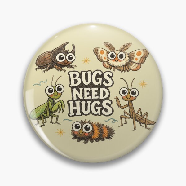 Item preview, Bugs Need Hugs – Cute Vintage Insect Illustration designed and sold by Idontwannaknow.