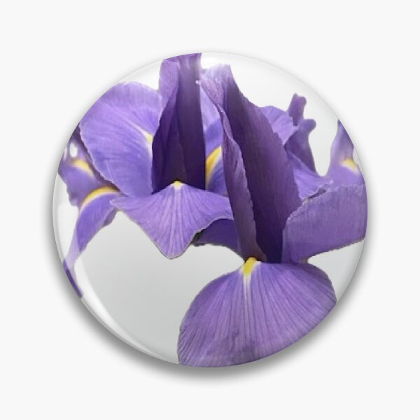 Item preview, Regal Purple Iris Blossom Botanical Cutout designed and sold by BalkanBloom.