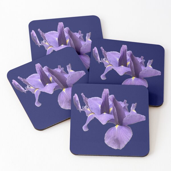Item preview, Regal Purple Iris Blossom Botanical Cutout designed and sold by BalkanBloomArt.