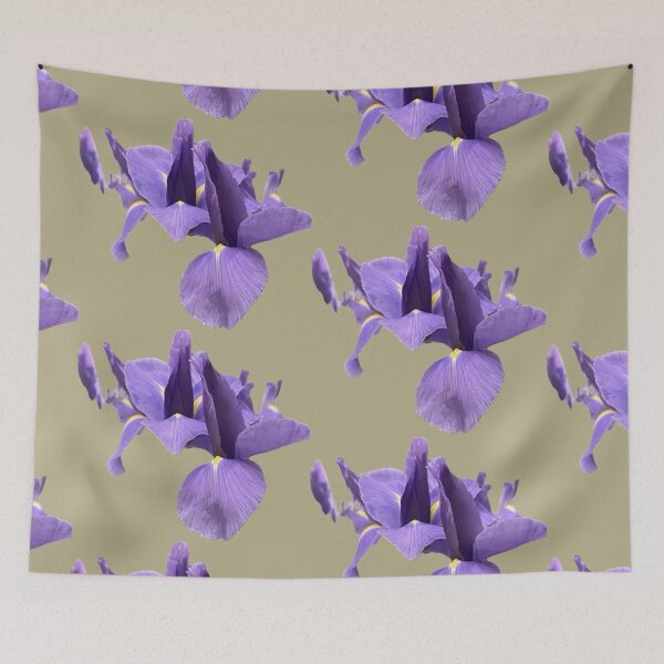 Item preview, Regal Purple Iris Blossom Botanical Cutout designed and sold by BalkanBloom.
