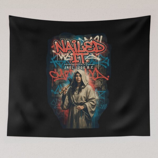Item preview, Nailed It Jael 1200 BC Vintage Biblical Ancient Feminist designed and sold by Redgiant87x.