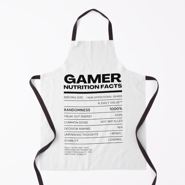 Item preview, Gamer Nutrition Facts designed and sold by Nol1ytv.