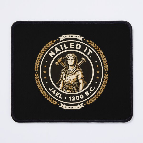 Item preview, Nailed It Jael 1200 BC Funny Biblical Quote Inspired designed and sold by Redgiant87x.