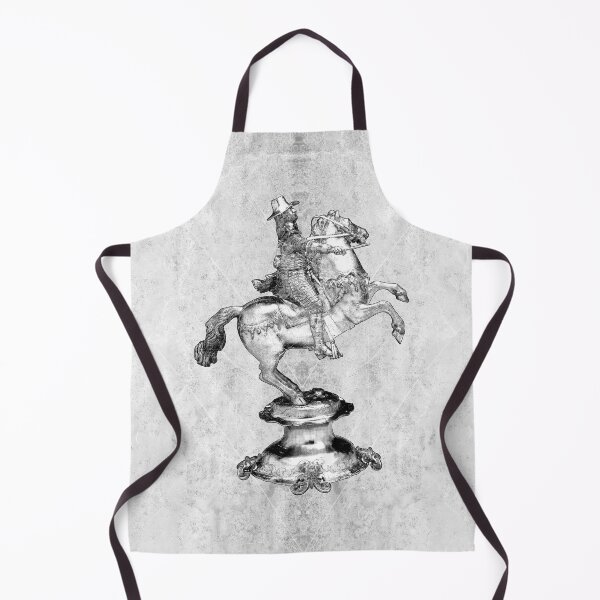 Item preview, Silver Equestrian Statuette on Ornate Base designed and sold by Ghoul Enterprises.