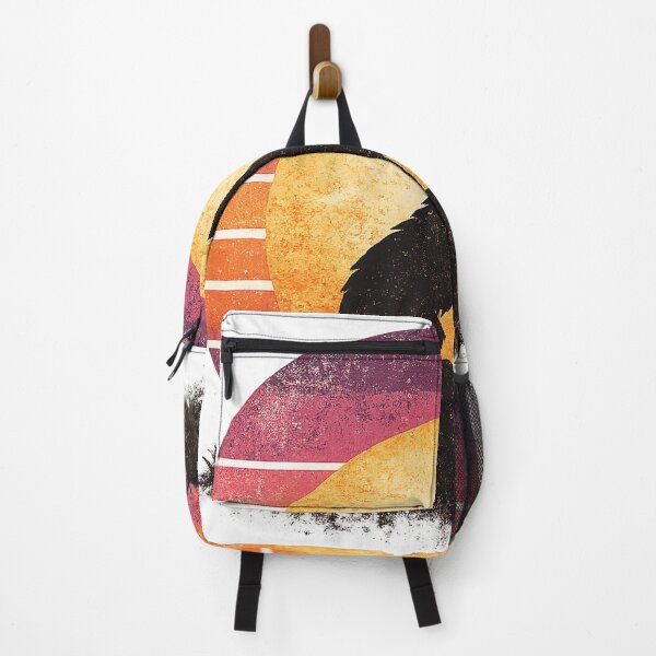 Item preview, Retro Howling Wolf Vintage Sunset designed and sold by ZIZO1991.