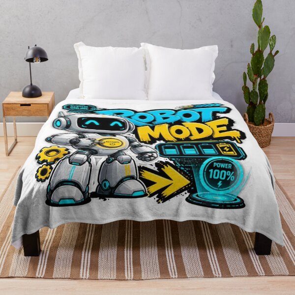 Item preview, ROBOT MODE Graffiti Sticker PNG | Futuristic AI Robot Aesthetic | Cyber Tech Vinyl Decal for Laptop, Water Bottle, Notebook & Gaming Setup designed and sold by Stylestickers55.