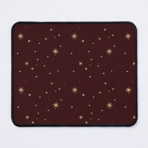 Item preview, Burgundy Gold Dark Romantic Celestial Star designed and sold by carlyxdesigns.