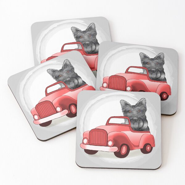 Item preview, Scotty Dog driving Car designed and sold by artmuvz.