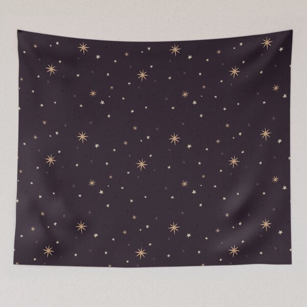 Item preview, Plum Gold Witchy Celestial Vintage Star designed and sold by carlyxdesigns.