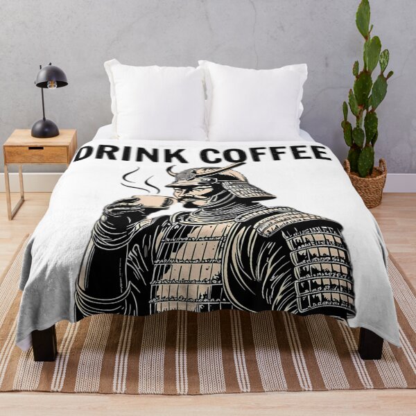 Item preview, Funny Japanese Warrior Coffee Lover Graphic designed and sold by Structure-Blue.