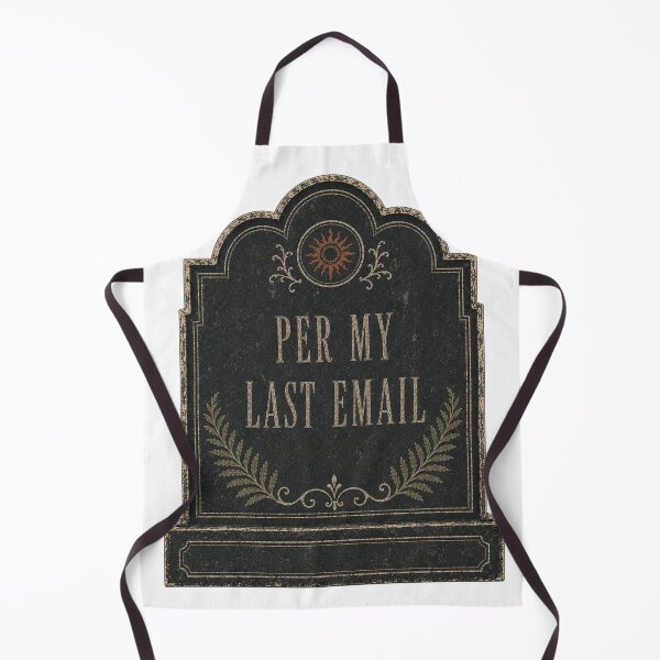 Item preview, Per My Last Email Halloween Gravestone designed and sold by Rewind Society.