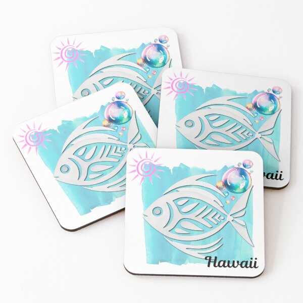 Item preview, Hawaii Tropical Fish Watercolor Beach Design designed and sold by DonnaRaine.