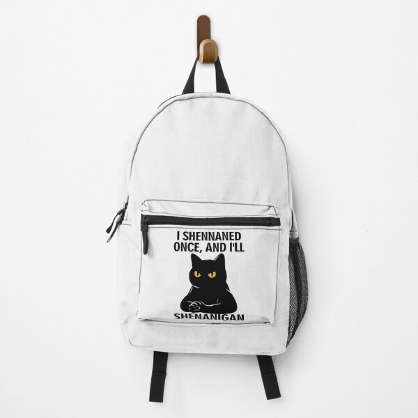 Item preview, Grumpy Black Cat: I Shennaned Once, And I'll Shenanigan Funny Quote designed and sold by PurrfectHome.
