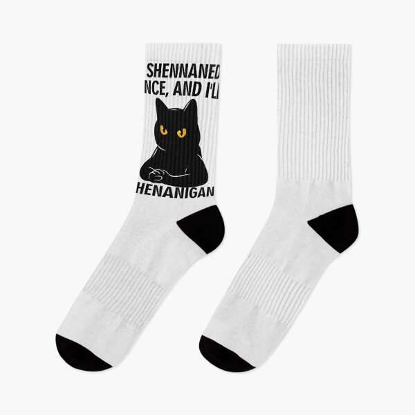 Item preview, Grumpy Black Cat: I Shennaned Once, And I'll Shenanigan Funny Quote designed and sold by PurrfectHome.