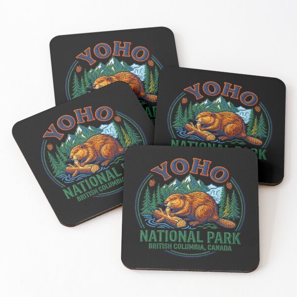 Item preview, Yoho National Park British Columbia Canada Beaver Badge designed and sold by TeeARTHY.