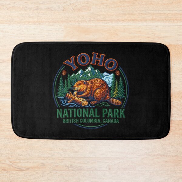 Item preview, Yoho National Park British Columbia Canada Beaver Badge designed and sold by TeeARTHY.