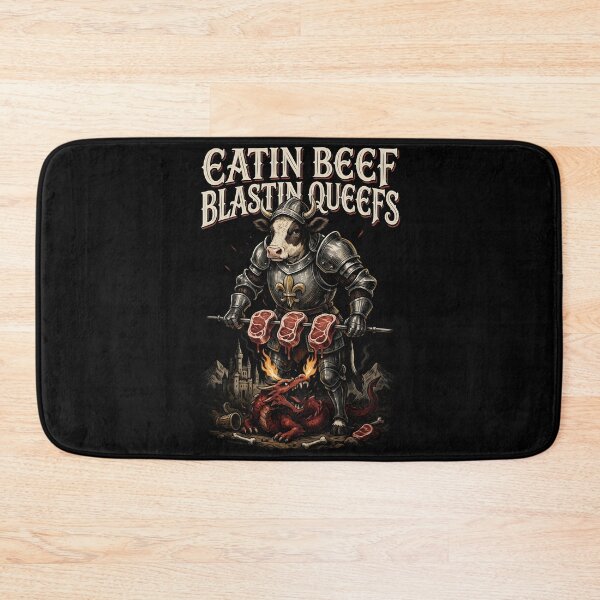 Item preview, Eatin Beef Blastin Queefs Vintage Retro Meme for Sarcastic Humor Lovers designed and sold by Redgiant87x.