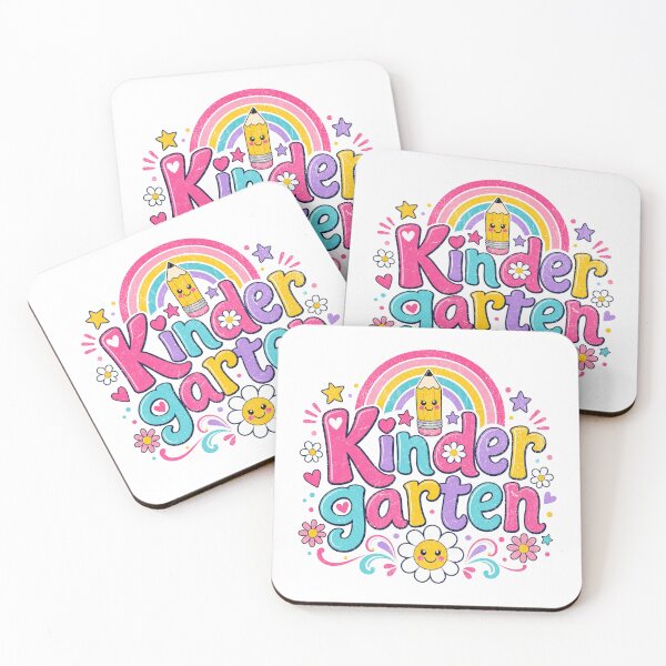 Item preview,  Groovy Kindergarten Vibes - Cute Pastel Rainbow Back To School designed and sold by MaxMeadowsTees.